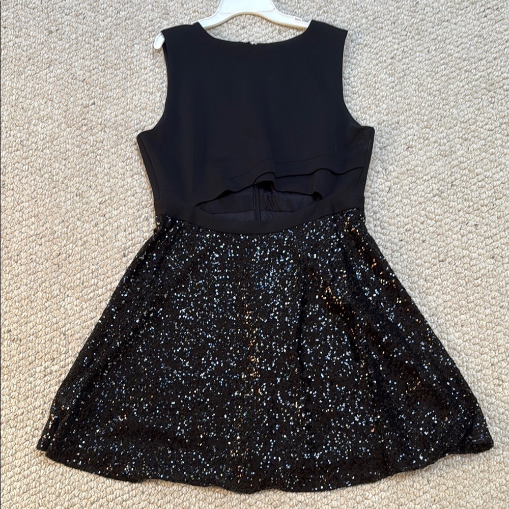 ASOS Black Dress with Sequin Detail